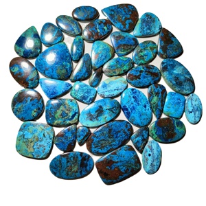 Cabochons de sattuchite en quartz naturel de qualité AAA+, lisses, 20-45 mm, 6-10 g, formes variées, magnifique lot de pierres précieuses en vrac pour la fabrication de bijoux de guérison - Product Image 1