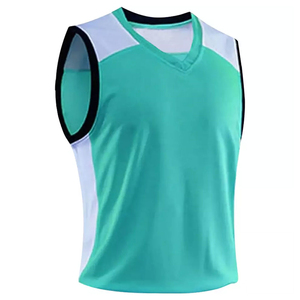 Uniforme de Baloncesto sin Mangas 100% Poliéster, Nuevo Diseño, Uniforme de Baloncesto para Hombre con Cuello en V, Hecho en Pakistán, Transpirable - Product Image 3