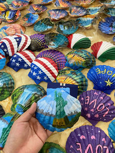 HOT SALE Blue Lotus 2025 Handicrafted Decorative Seashell Handmade Nautical Accent for Coastal Interior Design - Product Image 4