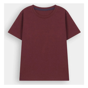 T-shirt pour homme à manches courtes tricotées sur le devant, respirant, col rond, coupe ample, impression personnalisée, anti-plis, séchage rapide, polyester/coton - Product Image 1