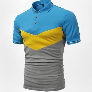 Polo de Estilo Urbano para Hombre, Manga Corta, Transpirable, Mezcla de Algodón, Informal, Verano, Moda Urbana - Product Image 2