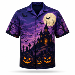 เสื้อยืดฮาโลวีนแบบสั่งทำ |   เสื้อยืดลายกราฟิกสุดหลอน |   เสื้อสำหรับงานปาร์ตี้ฮาโลวีน |   ขายส่งแบบ OEM/ODM - Product Image 5