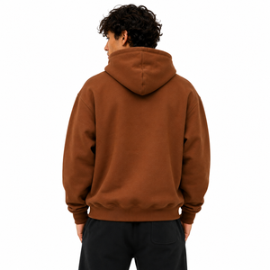 Sweat-shirts à capuche pour hommes de qualité supérieure, en molleton de coton épais, avec logo personnalisé, style streetwear Y2K, chauds, vente en gros OEM ODM - Product Image 4