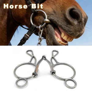 บิตม้าแบบ Snaffle Hollow วงแหวนขนาดใหญ่ อุปกรณ์ฝึกม้าระดับมืออาชีพ สำหรับการฝึกเดรสสาจ การแข่งขัน การขี่ม้า และอุปกรณ์ขี่ม้าประจำวัน - Product Image 2