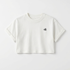T-shirt court sportif respirant à col rond personnalisé pour femme, 100 % coton, impression DTG, coupe ajustée, OEM - Product Image 3
