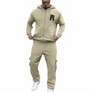 Conjunto Deportivo Premium para Hombre, de Invierno, con Capucha, 2 Piezas, Chaqueta Deportiva con Cierre Completo y Pantalones Jogger a Juego, Ropa Deportiva Elegante para el Gimnasio - Product Image 2
