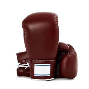 Guantes de Boxeo de Cuero para Adultos, Entrenamiento, Cierre de Cordones en la Muñeca, Color Marrón, 2026, Personalizados, 12 OZ, Cuero Genuino de Alta Calidad - Product Image 4