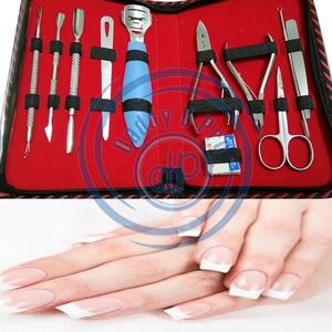 Professional Nail Clipper Manicure Pedicure <b>Kit</b> Stainless Steel Personal Grooming Nail Care Set with Premium Travel Case - Product Image 5