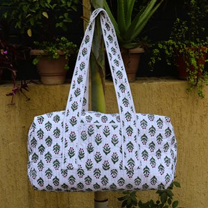 Bolsa de Lona Táctica de Algodón Casual de Lujo con Estampado a Mano, Cierre de Cremallera, Bolsa de Viaje Deportiva de Gran Capacidad, Duradera y Ecológica - Product Image 1