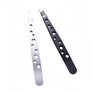 Stainless Steel High Quality Customizable Eyelash Tweezers Precision Smooth Tip Professional Makeup <b>Tool</b> - Product Image 3