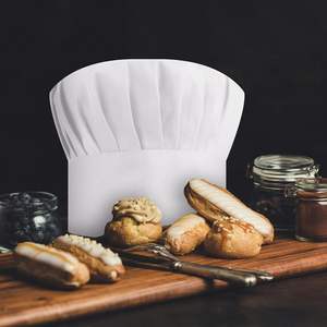 Sombrero de Chef con estampado personalizado 2025, banda elástica ajustable para hombres y mujeres, cocina y horneado, personalizado con logotipo de texto - Product Image 1