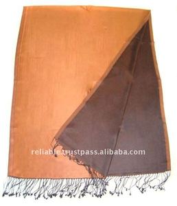 100% Pure Silk Reversible Shawl Elegant Long European Style <b>Pashmina</b> Printed <b>Scarf</b> for Adults Winter Wear - Product Image 6