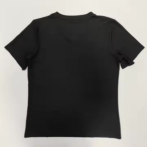 T-shirt classique en coton pour homme, col rond, coupe régulière, respirant, manches courtes, tee-shirt basique pour tous les jours - Product Image 2