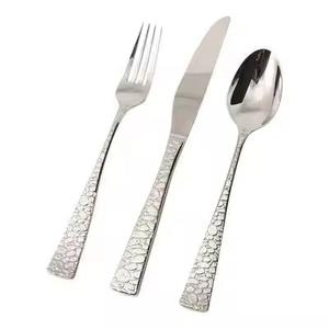 Ensemble de couverts en acier inoxydable de qualité supérieure pour restaurant, manche noir, cuillère, fourchette, couteau durables, vaisselle - Product Image 3