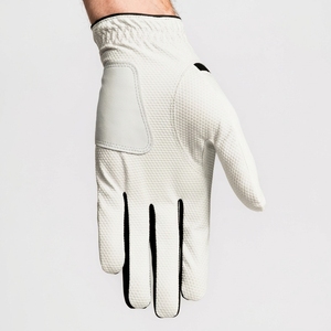 Gants de golf en cuir véritable respirant pour la main gauche avec fermeture auto-agrippante, option logo personnalisé, usage sportif unisexe - Product Image 2
