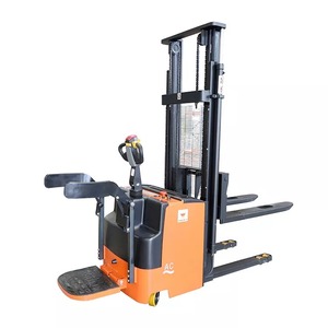 Apilador Eléctrico Industrial Tipo Walkie para Manejo Seguro de Materiales y Carga Fácil en Almacenes de 1 a 2 Toneladas - Product Image 3