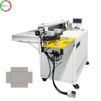 Machine à rainurer semi-automatique pour carton gris, rainurage en V/U pour carton, MDF, fabrication de boîtes rigides en papier