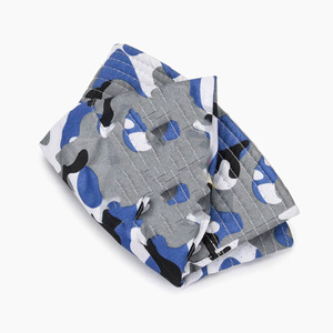 Camouflage Bucket <b>Hat</b> Unisex 6-Panel Adjustable Spring Summer Casual Adult <b>Hat</b> Blue Gray <b>White</b> Pattern - Product Image 2