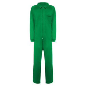 Combinaison de travail FR 100% coton twill OEM, couleur unie, logo et taille personnalisés pour adultes - Product Image 1