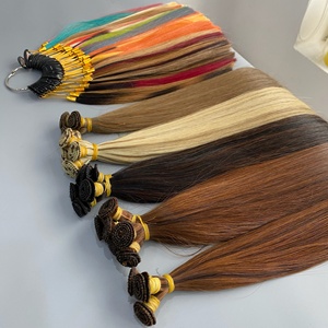 Grande remise sur les extensions de cheveux humains vierges vietnamiennes non transformées nouées à la main trame droite Remy cuticule alignée crue - Product Image 5