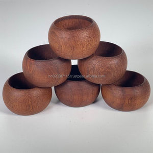 Compra juego de servilleteros de madera rústica online perfecto para regalar bodas decoración del hogar restaurantes catering ocasiones especiales - Product Image 3