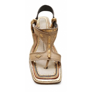 New Design LEATHER STUDIO Peshawari Chappal All Seasons Wholesale Price 100% Genuine Leather Handmade Peshawar Chappal Sandals - Product Image 1