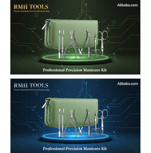 ชุดทำเล็บสแตนเลสสีเขียว 7 ชิ้น พร้อมกล่อง/กระเป๋า/ซองบรรจุภัณฑ์ สำหรับมืออาชีพ ตัดเล็บ ตะไบเล็บ และที่ตัดหนังกำพร้า - Product Image 6