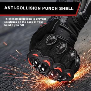 Guantes de Motocicleta para Hombre, con Pantalla Táctil, Transpirables, con Protección para los Nudillos, Equipo de Conducción - Product Image 6