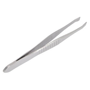 Stainless Steel Eyebrow Tweezers Slanted Tip Wholesale OEM <b>Beauty</b> <b>Tool</b> Professional Precision Eyebrow Tweezers - Product Image 1