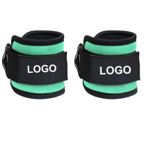 Padded Neoprene Ankle Straps Cable <b>Machine</b> Attachments Leg <b>Glute</b> Kickbacks Workout Fitness Exercise Foot Belt Cuffs Adult Pack - Product Image 4