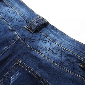 Pantalones Cortos de Mezclilla con Lavado Ácido Personalizados para Hombre y Mujer, Estilo Urbano, Corte Holgado, Vintage, OEM al por Mayor - Product Image 2