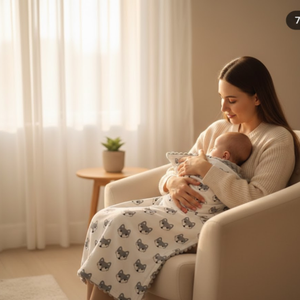 Couverture pour enfants en tricot doux, 50% coton, 50% micro-poly, écologique, quatre saisons, 70x100 cm |   Lit plat léger et confortable pour un usage quotidien - Product Image 3