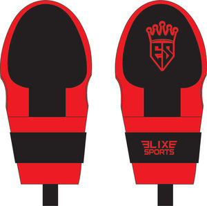 ELIXE SPORTS Baseball <b>Sliding</b> Gloves Red/Black Durable Palm Protection for Adults Right/Left Handed Throw - Product Image 1