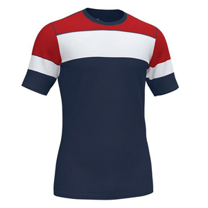 Maillot de football personnalisé pour homme à col en V avec passepoil, coupe ample et oversize, en maille unie, idéal pour l'impression - Product Image 5