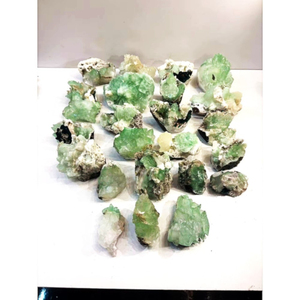 Cristal de Fluorita Verde Natural, Clúster de Minerales Crudos, Gema Coleccionable, Decoración Feng Shui - Product Image 1
