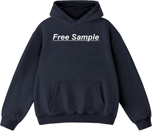 Veste polaire unisexe personnalisée 50% coton 50% polyester 300g avec logo imprimé OEM, grande taille, marque privée, unie, hiver, fermeture éclair, doublée - Product Image 2