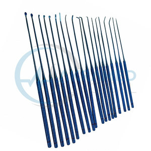 Juego de Microdisectores Rhoton de Alta Calidad de 19 Piezas (Recubrimiento de Plasma Azul) con Casete de Esterilización Instrumentos con Certificación CE - Product Image 6