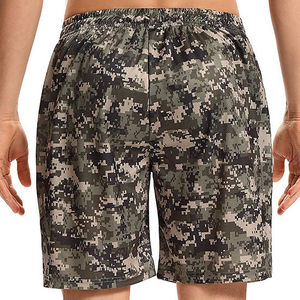 Pantalones Cortos Deportivos de Corduroy y Poliéster Elásticos y Transpirables de Calidad Profesional Unisex Personalizados con Cordón Ajustable para Entrenamiento de Verano - Product Image 6