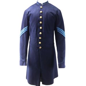 Reproduction d'un grand manteau bleu ciel d'un officier d'infanterie de la guerre civile, avec une cape amovible, uniforme. - Product Image 4