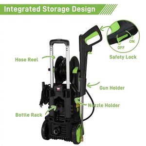 110V High Pressure Cleaner 3800PSI 102A 1800W Green with 110V3800PSI a High Performance Product - Product Image 3