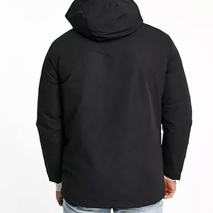 Veste parka de qualité supérieure pour homme, capuche amovible, coupe-vent, chaude, idéale pour l'été. - Product Image 1