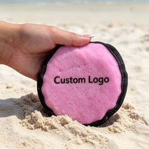 Bolsa Esponjosa para Quitar Arena de Playa con Logotipo Personalizado, Herramienta Portátil de Limpieza de Arena, Toalla de Playa Reutilizable, Bolsa para Quitar Arena para Viajes - Product Image 4