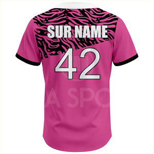 Bulk Custom 100% Polyester <b>Baseball</b> Jersey Set Athletic Fit Breathable Moisture-Wicking Sublimation Team Summer Spring - Product Image 3