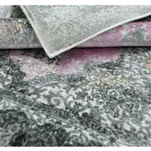 Handloom Printed Tencel Rug | Durable Decorative Carpet for Entryway, Living Room, Bedroom, Dining Area & <b>Runner</b> - Product Image 1