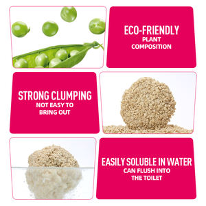 고품질 천연 벤토나이트 고양이 모래 항균 탈취 모래 고품질 벤토나이트 고양이 모래 - Product Image 2