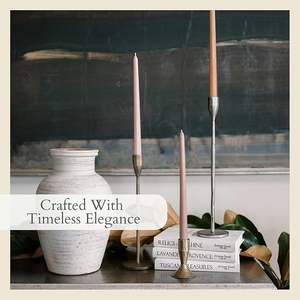 Ensemble de 3 porte-bougie en métal moderne pour la décoration du salon, élégant centre de table pour les occasions spéciales - Product Image 2