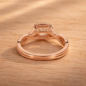 IGI Certified Lab Grown Diamond <b>Ring</b> Round Cut Color E Clarity VVS Elegant Solitaire Band <b>Wedding</b> <b>Ring</b> 10k 14k 18k Solid Gold - Product Image 4
