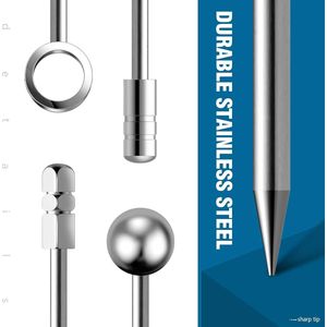 40 Pezzi Spiedini Riutilizzabili in Acciaio Inox per Martini, Agitatori per Cocktail, Spiedini per Olive, Bloody Mary, Brandi - Product Image 3