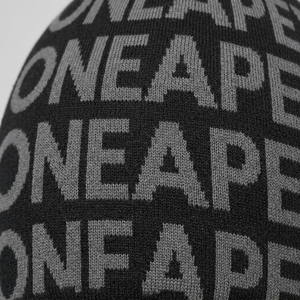 Gorro de Punto Negro y Gris para Hombre, Gorro de Invierno con Puño, Unisex, Estilo Urbano, Gorro Tipo Skull, Logotipo Personalizado, Accesorio de Moda al por Mayor - Product Image 4