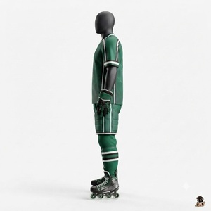 Tenue d'équipe de hockey sur roulettes personnalisée, maillot de joueur, chaussettes assorties, vêtements de sport professionnels pour tournoi, tissu de qualité supérieure - Product Image 4